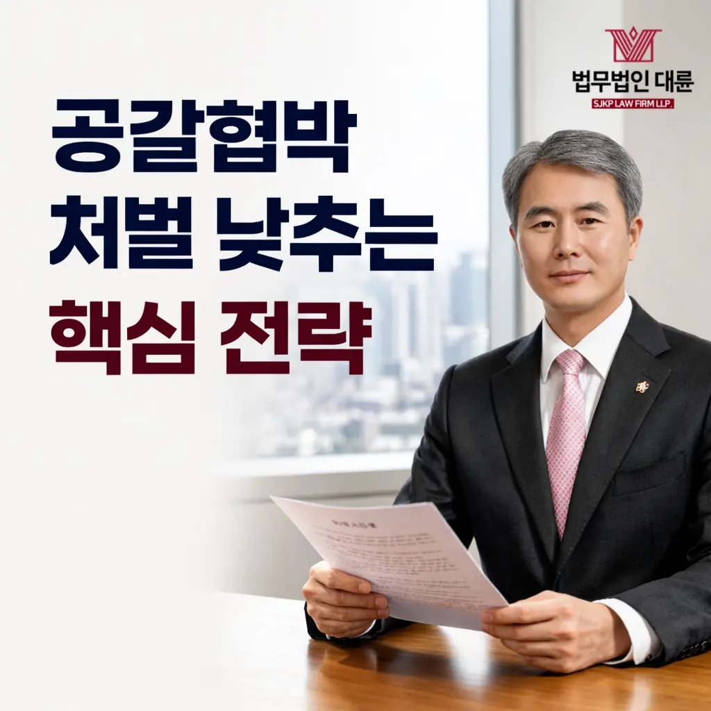 공갈협박 기소 전 체크리스트 | 공갈협박 처벌 낮추는 핵심 전략